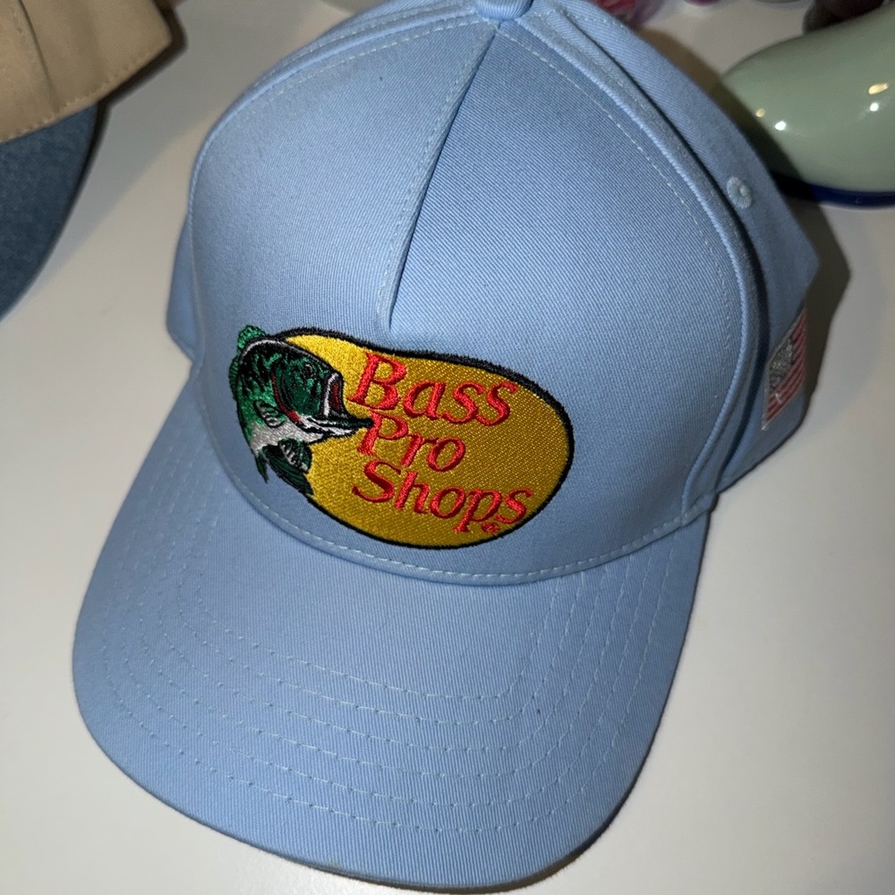 Bass Pro Shops Sky Blue Hat with Embroidered Logo